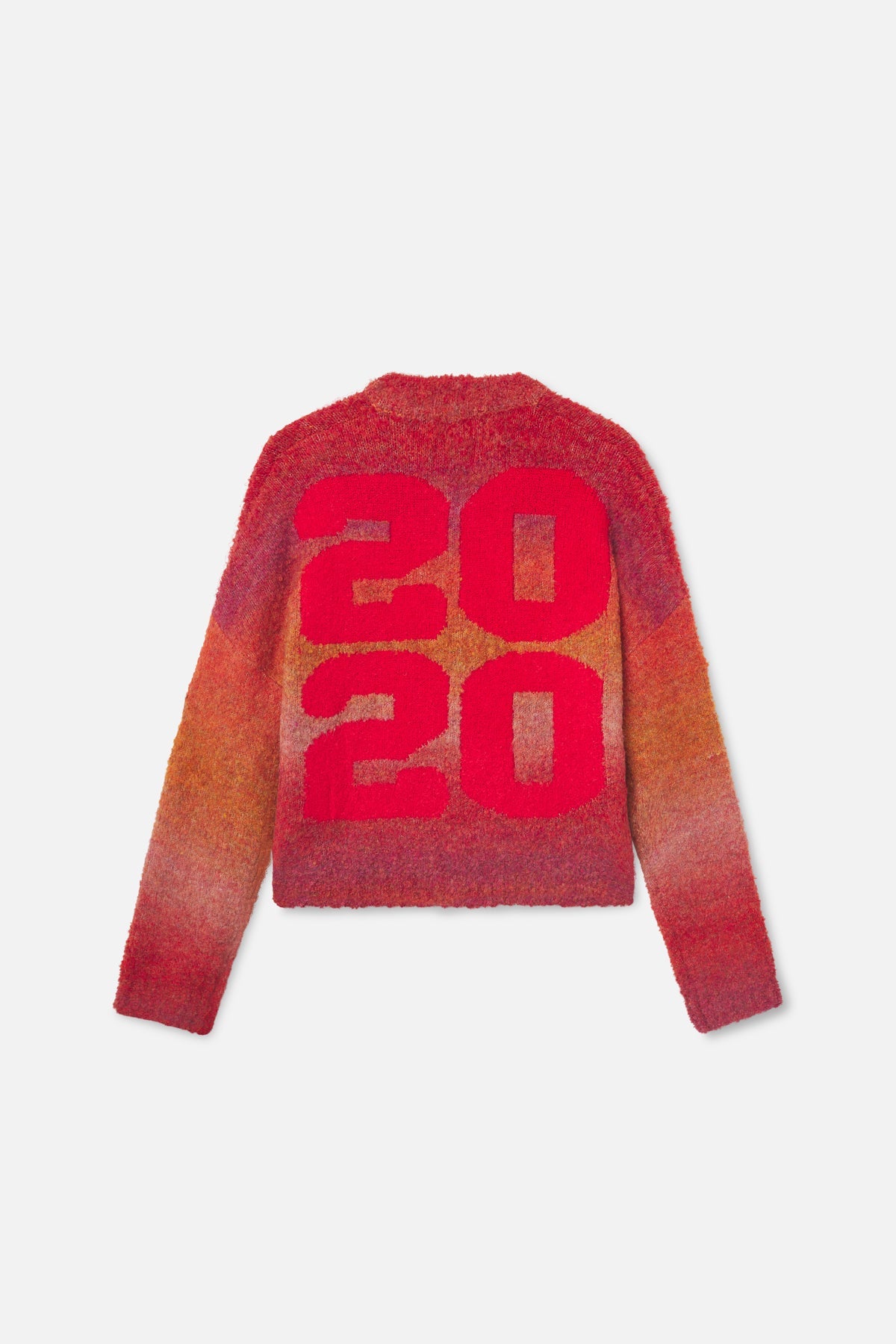 Quarter Red Zipper Knit