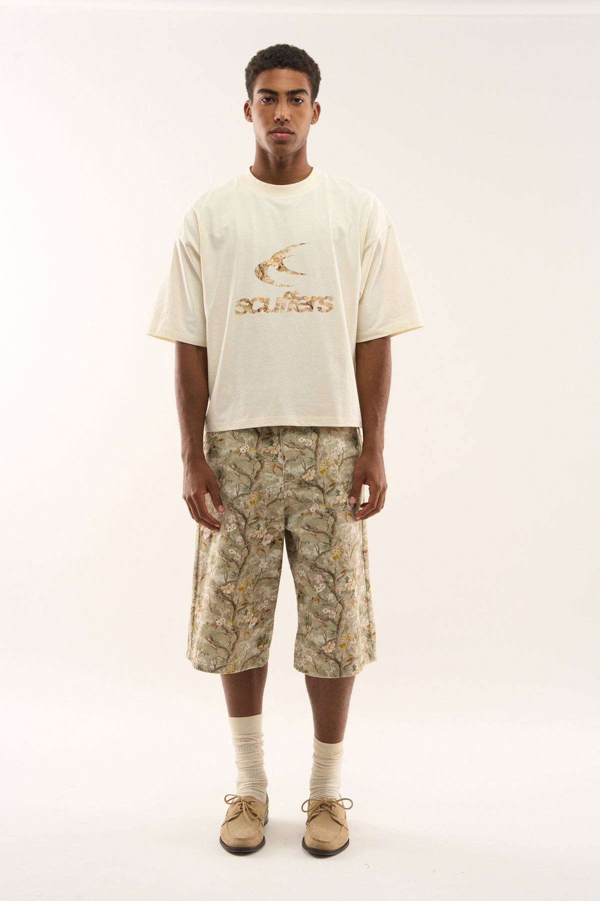 Real Flower Ecru T-Shirt