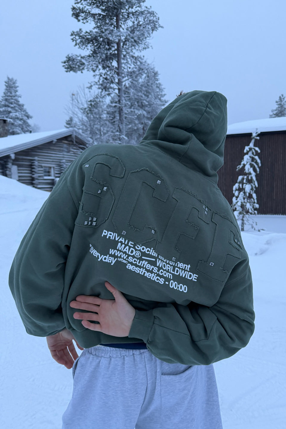 Worldwide Green Hoodie