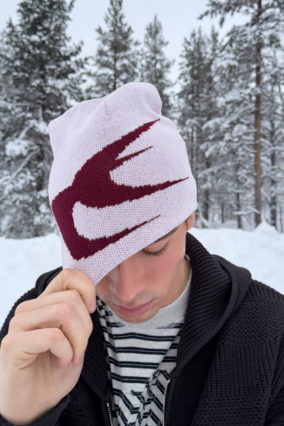 New Amore Pink Beanie