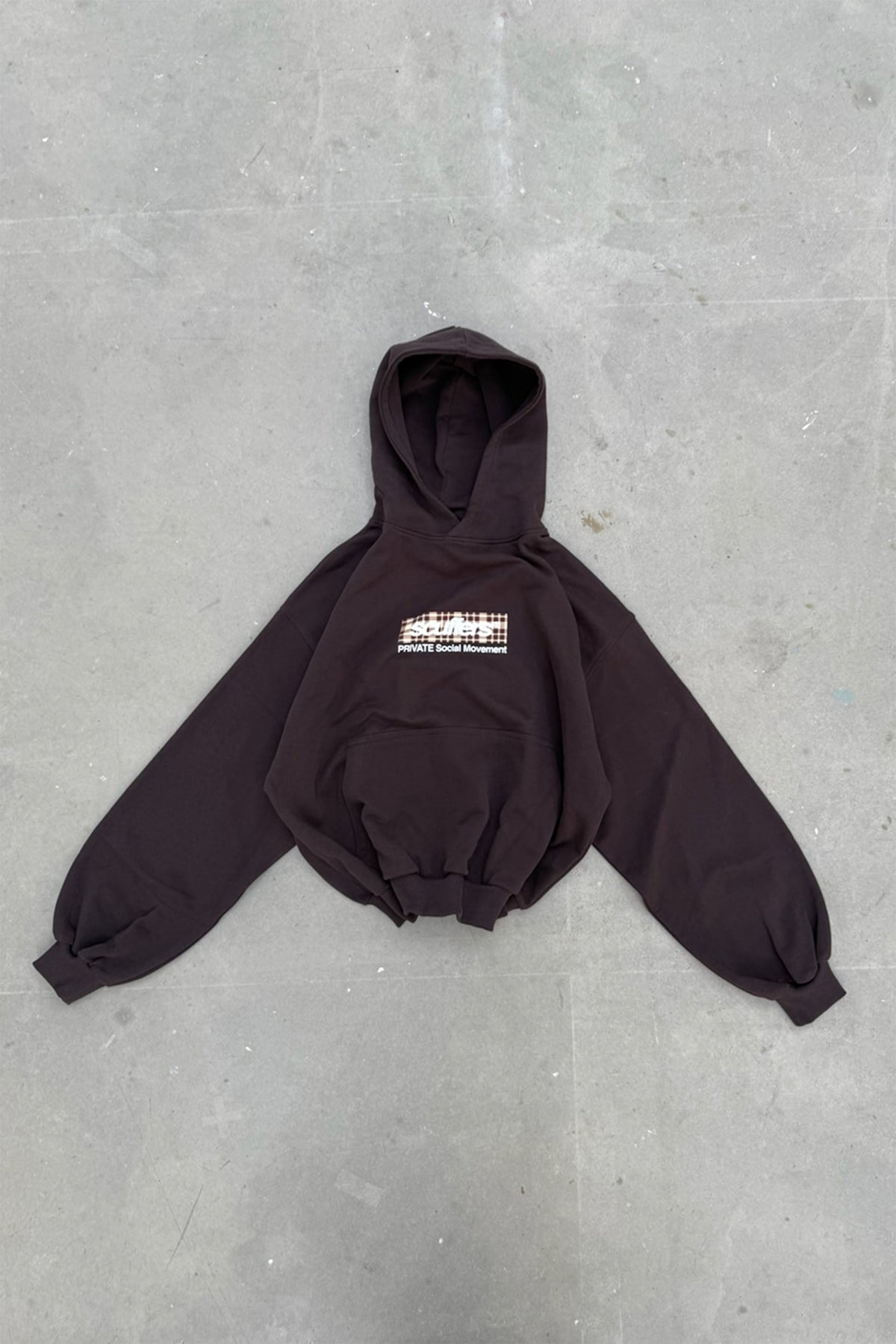 Private Brown Hoodie