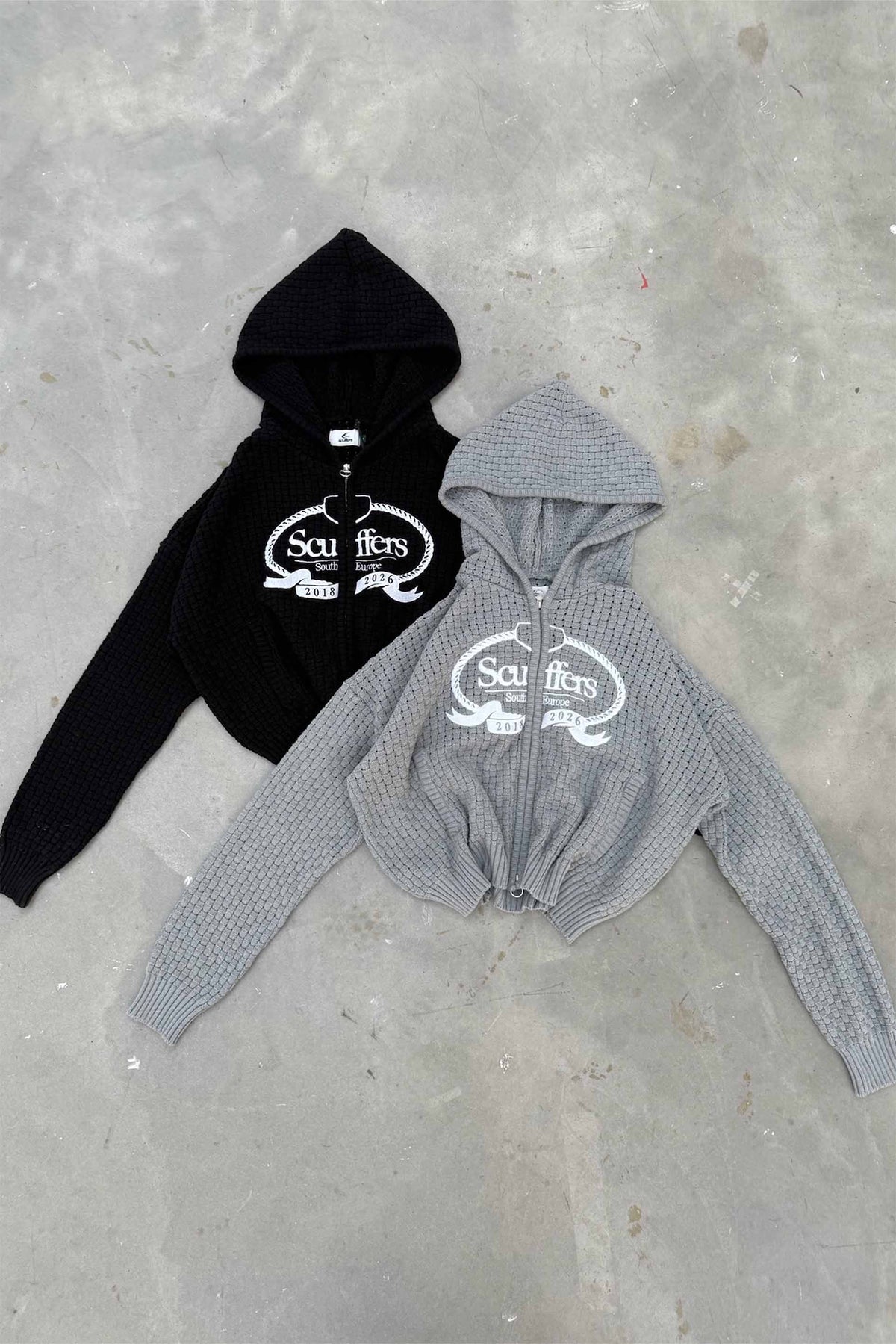South Europe Dark Knit Zipper
