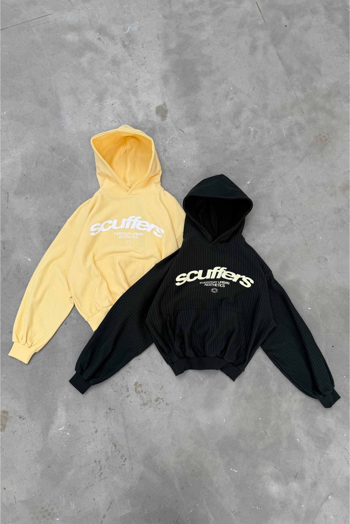 Iconic Dark Green Pinstripe Hoodie