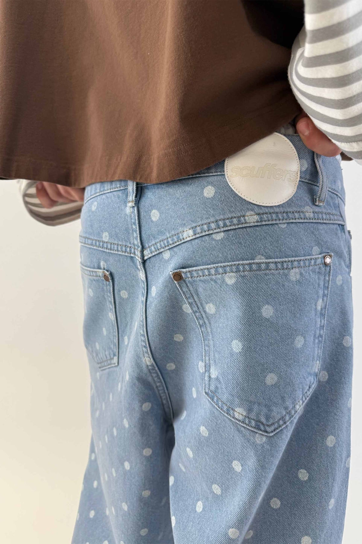 Dots Light Blue Pants
