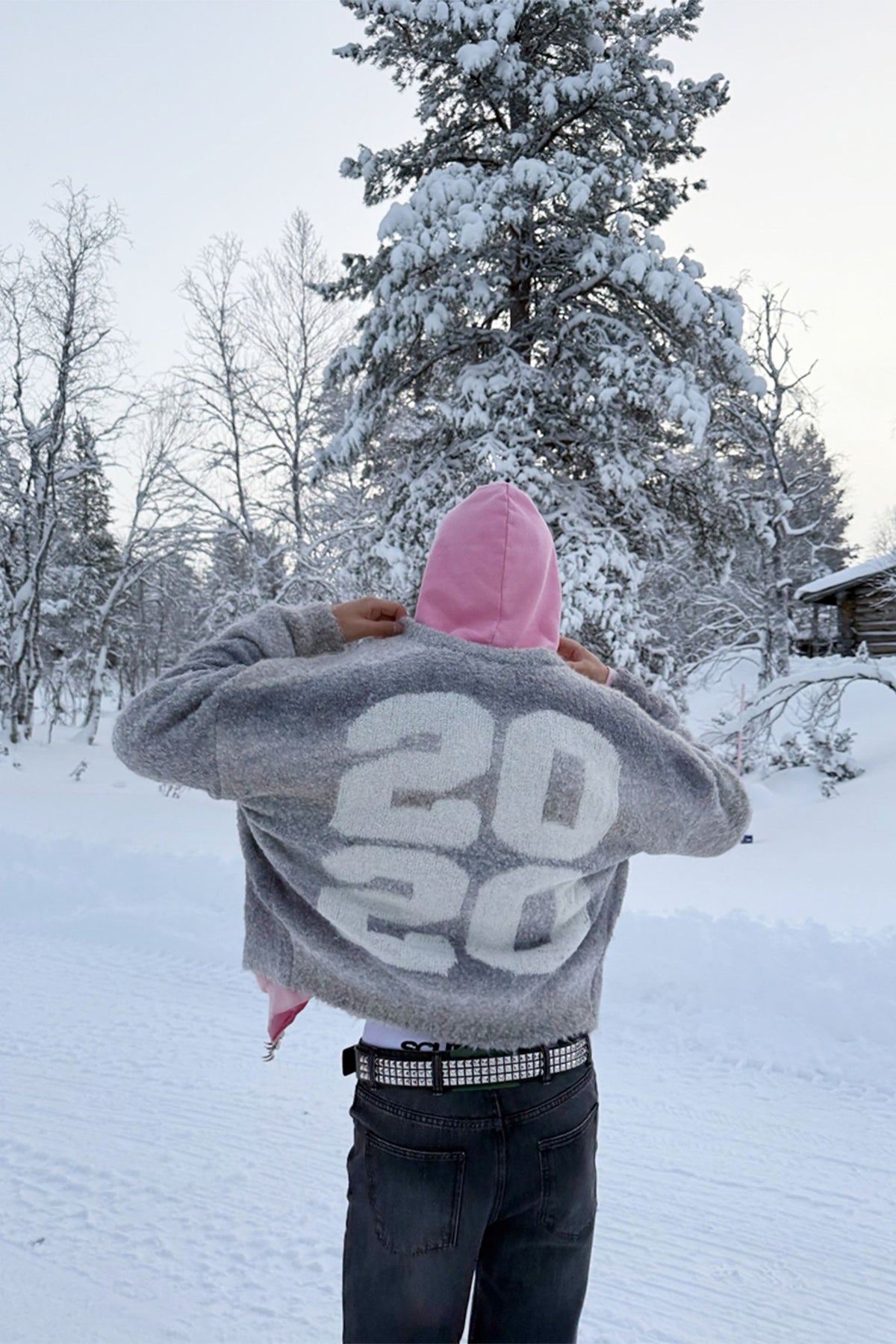 Quarter Grey Zipper Knit