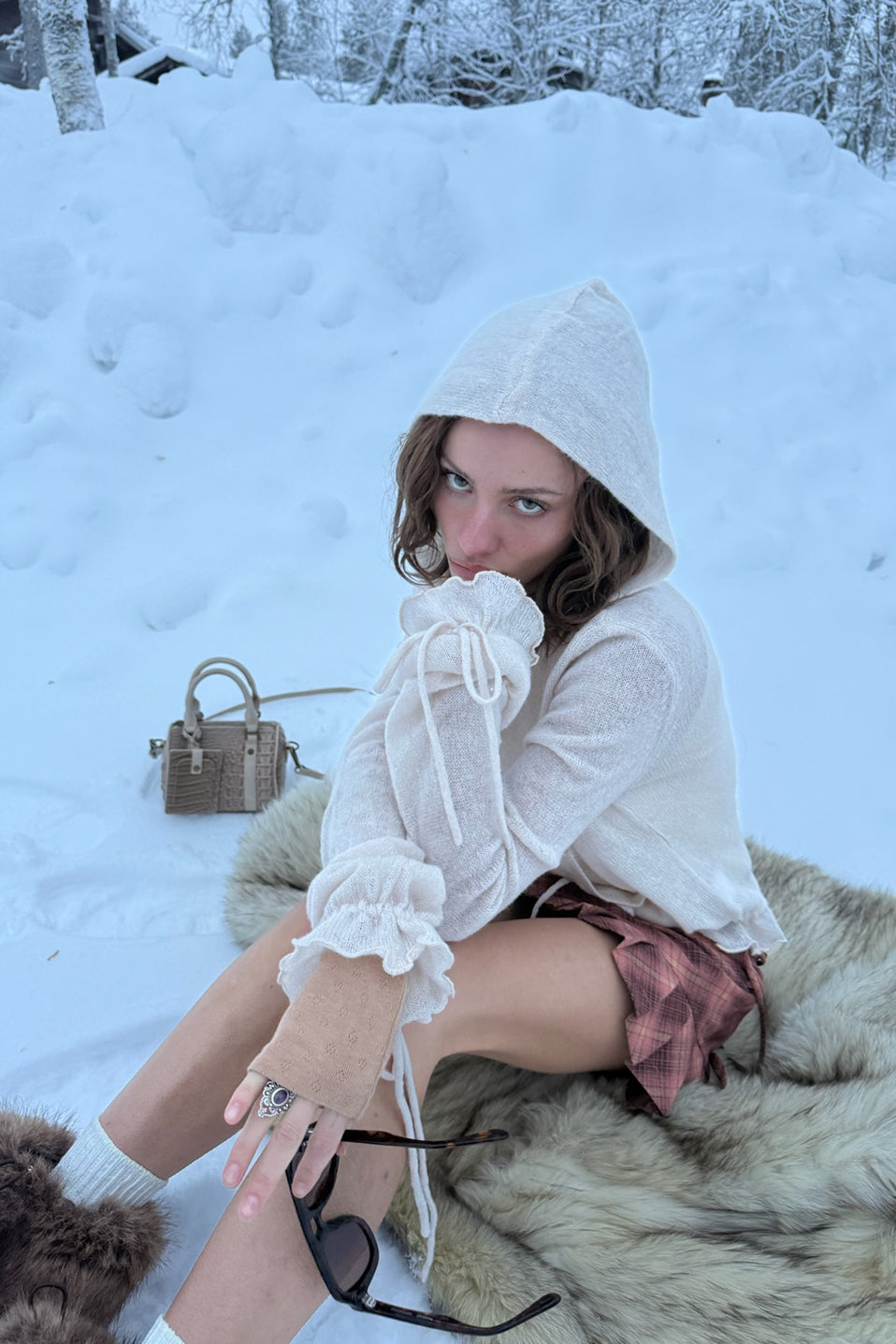 Laurent Beige Knit