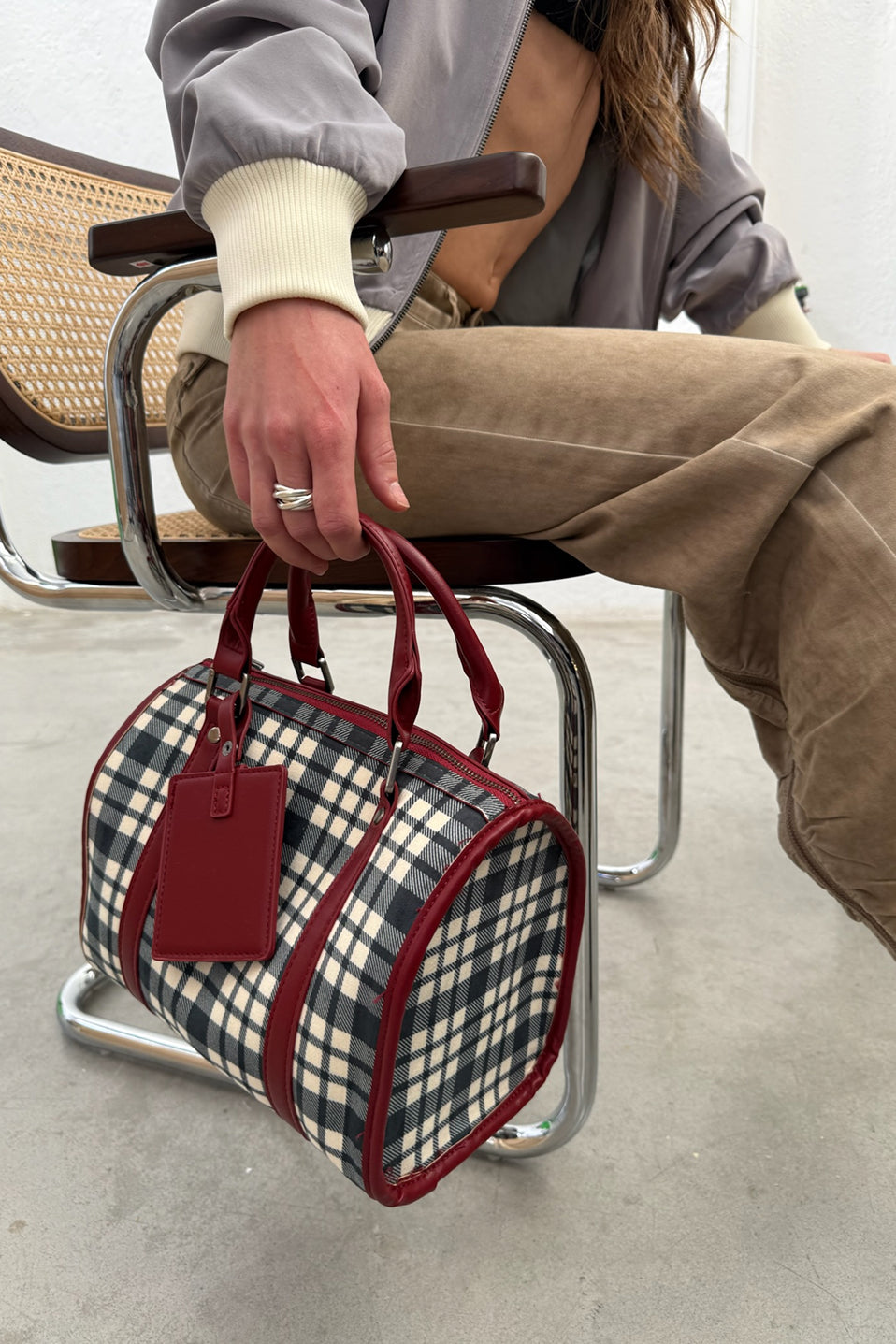 All In Red Mini Duffle Bag
