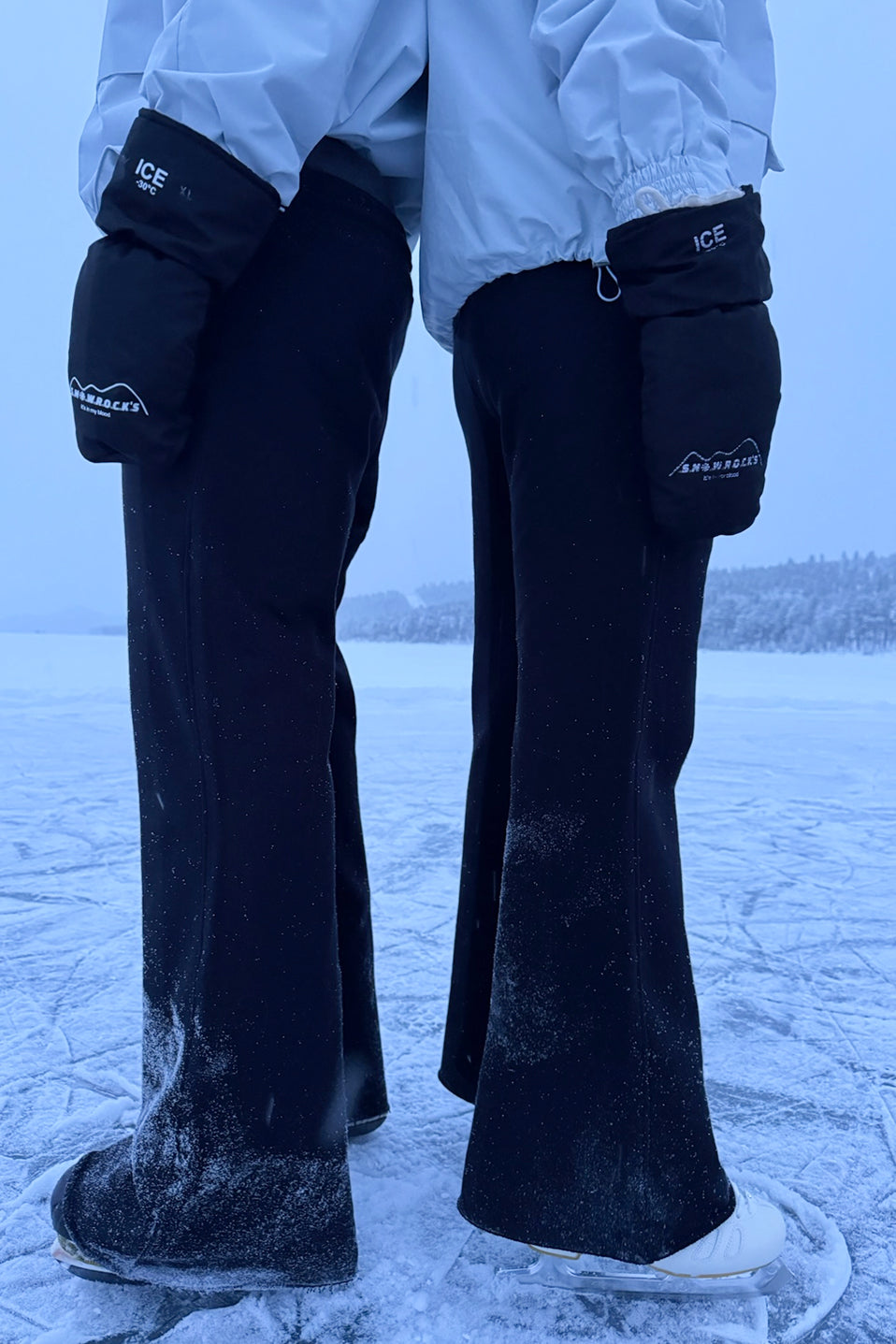 Flared Black Sweatpants