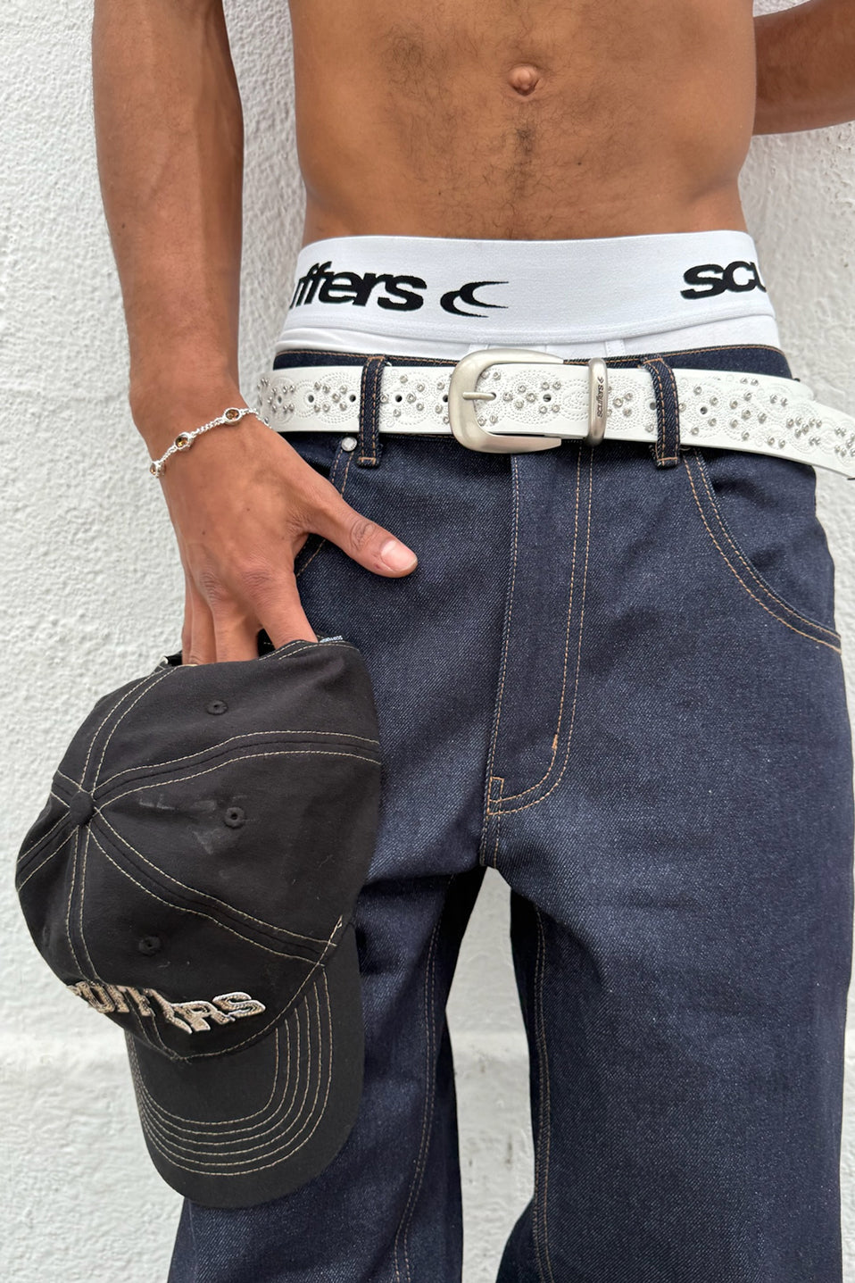 Shinning Light Grey Belt