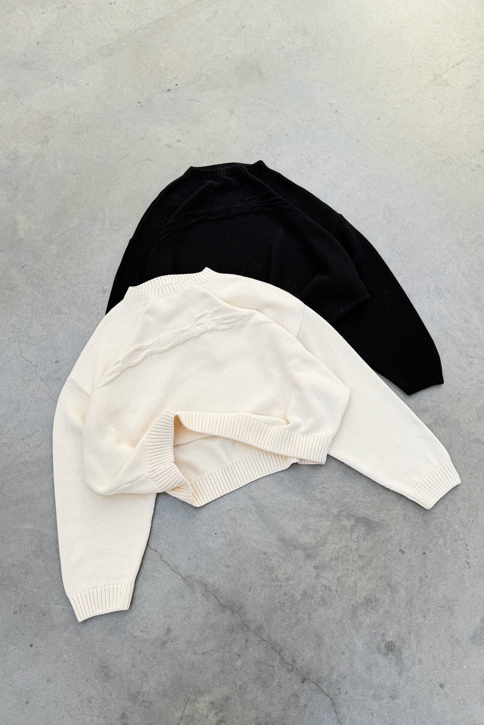 Flag Ecru Knit