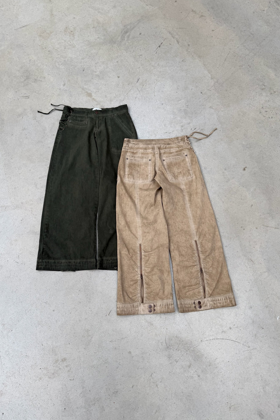 City Dusty Green Pants