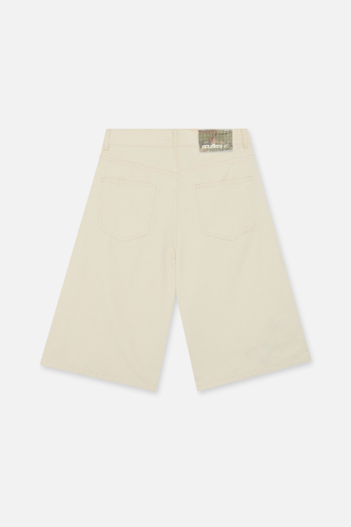 Ribstop Ecru Jorts