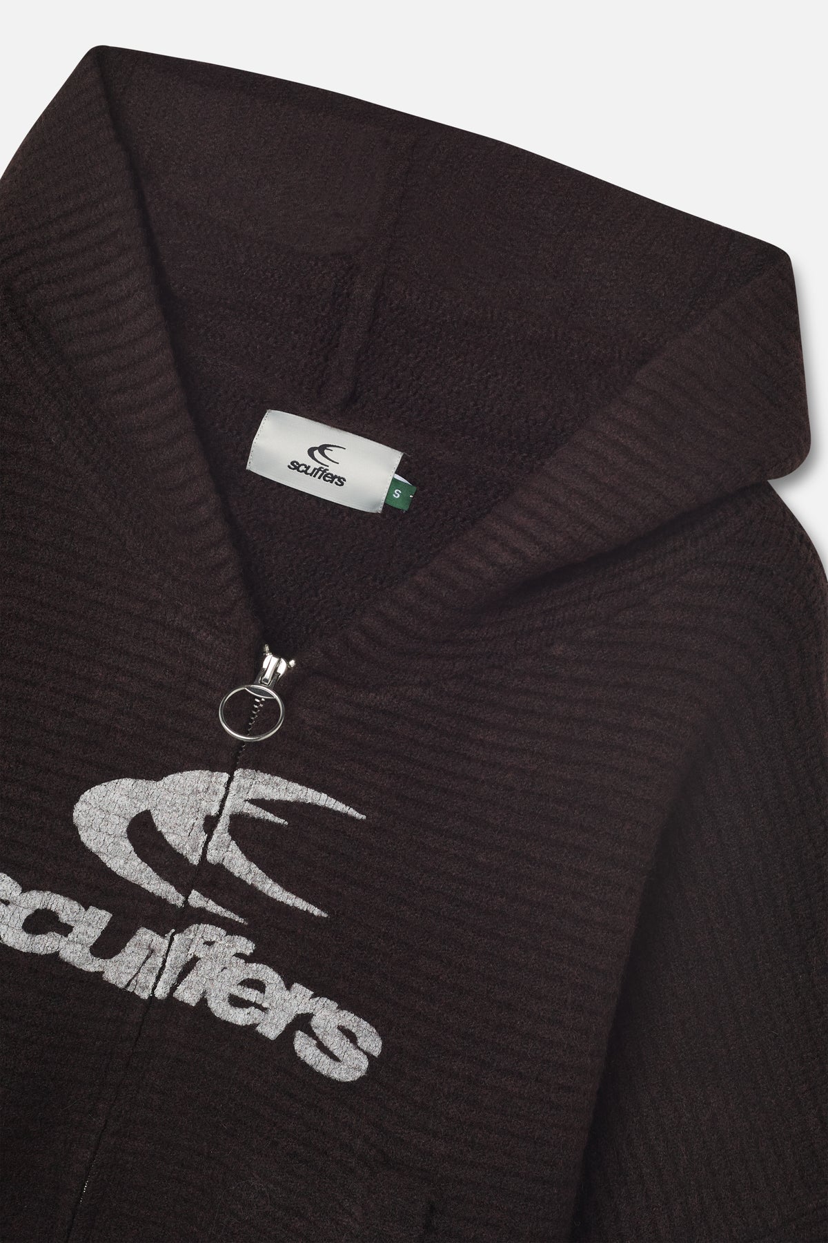 Roots Brown Knit Zipper