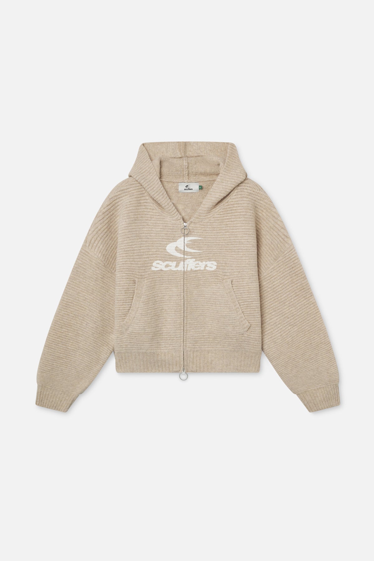 Roots Ecru Knit Zipper