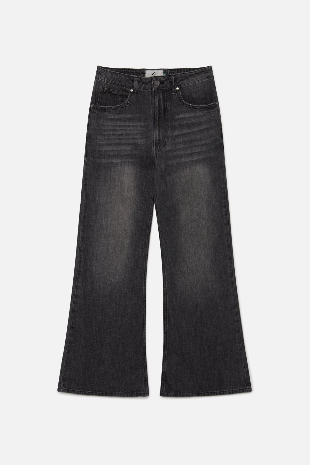Flared Dark Grey Jeans