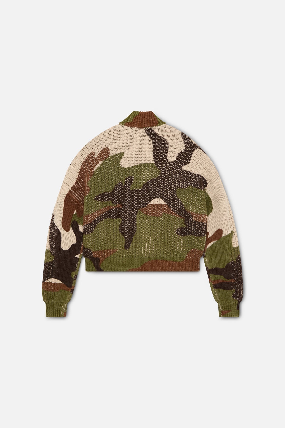 SCFF Camo Knit Zipper