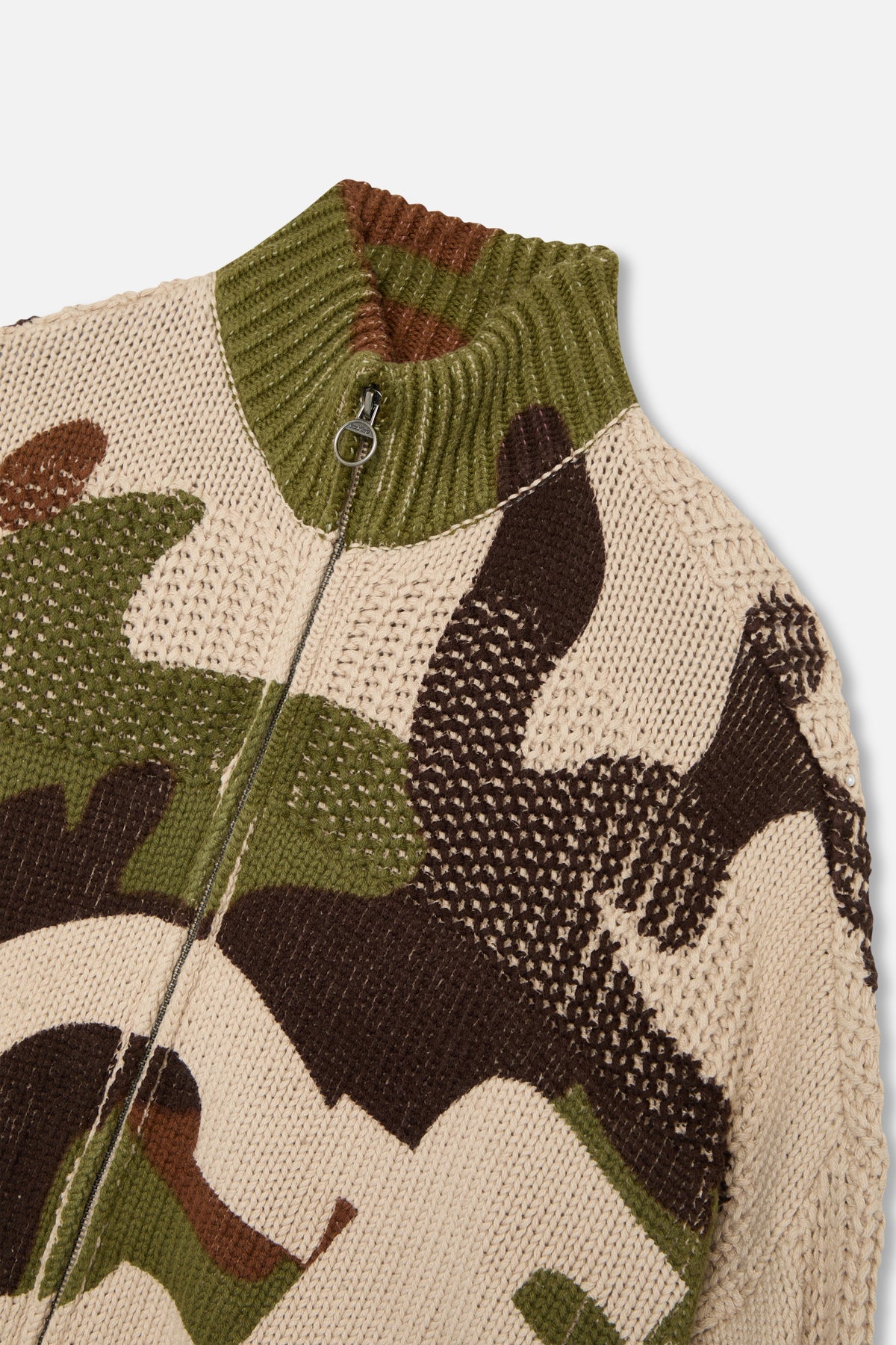 SCFF Camo Knit Zipper
