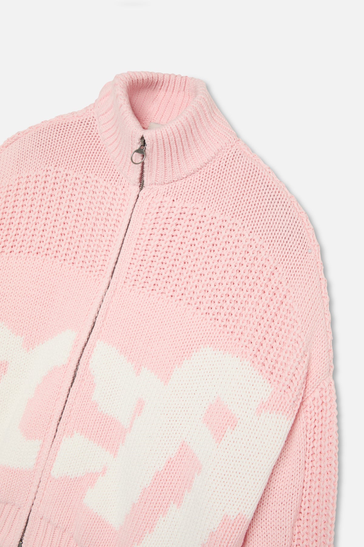SCFF Pink Knit Zipper