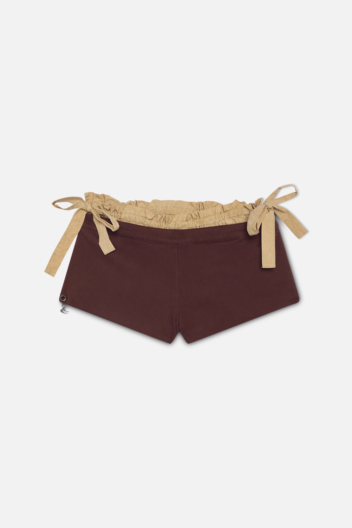 Selena Brown Mini Shorts
