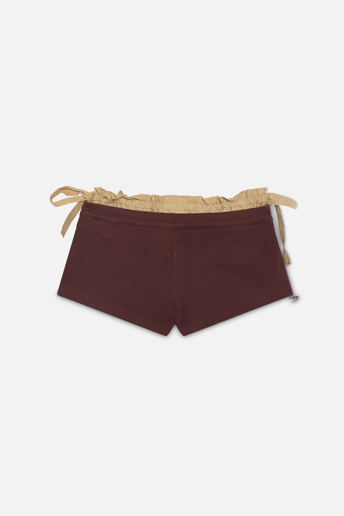 Selena Brown Mini Shorts