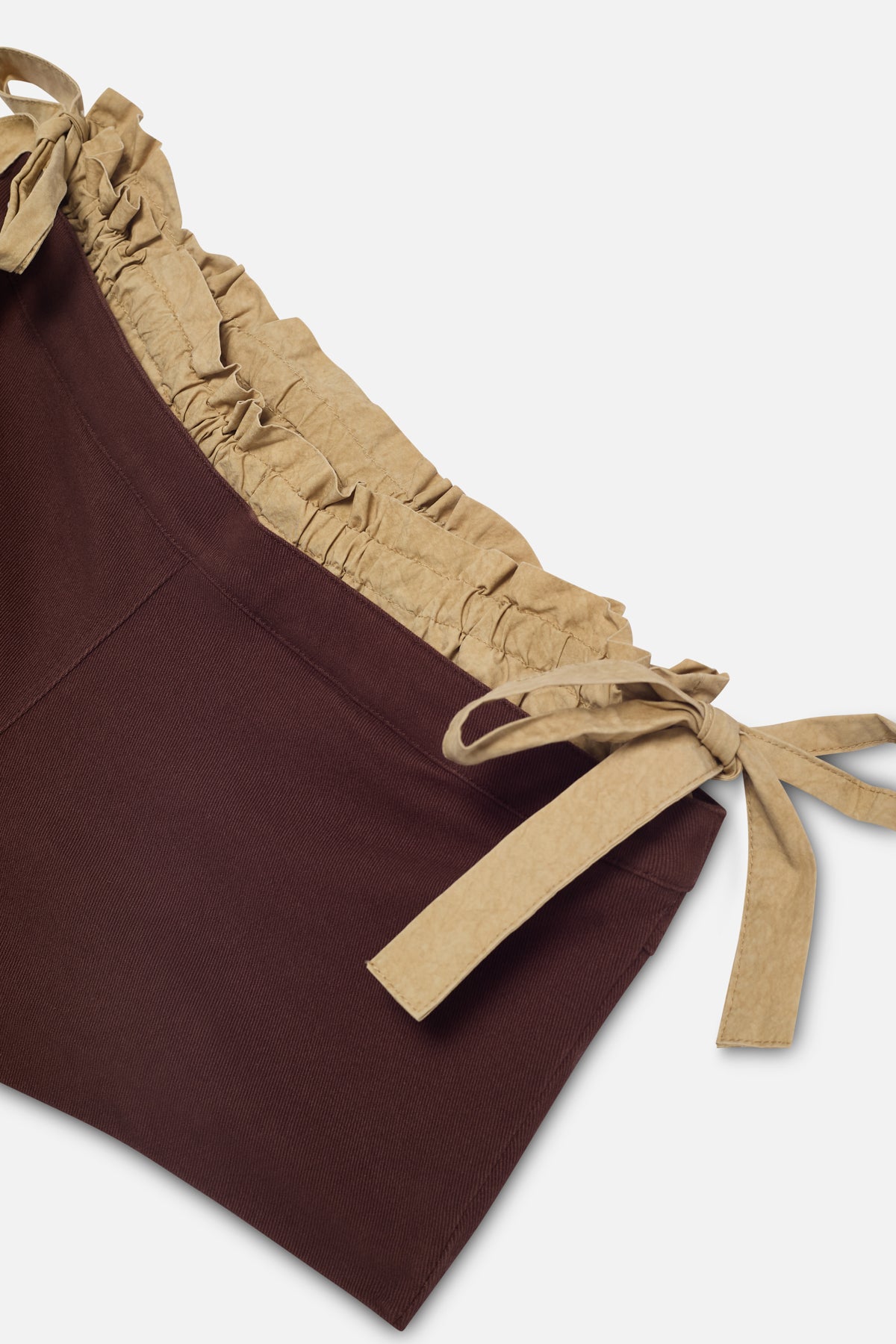 Selena Brown Mini Shorts