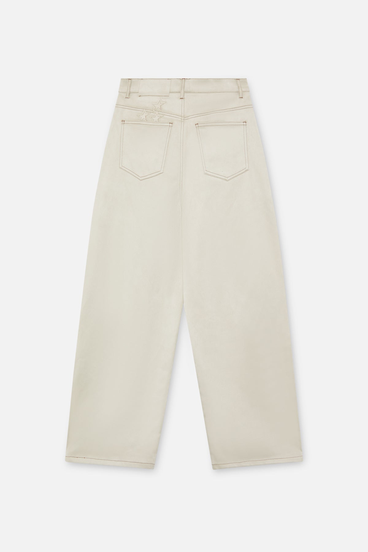 Suede Grey Jumbo Pants