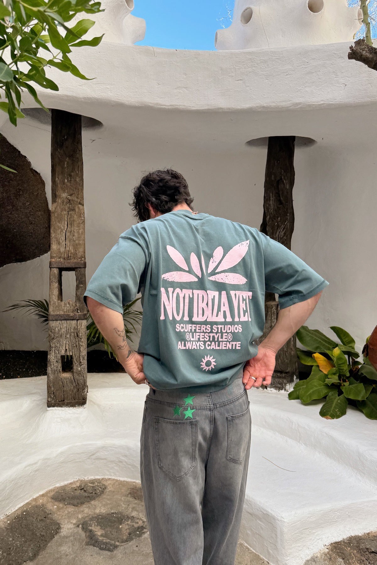 Not Ibiza Green T-shirt