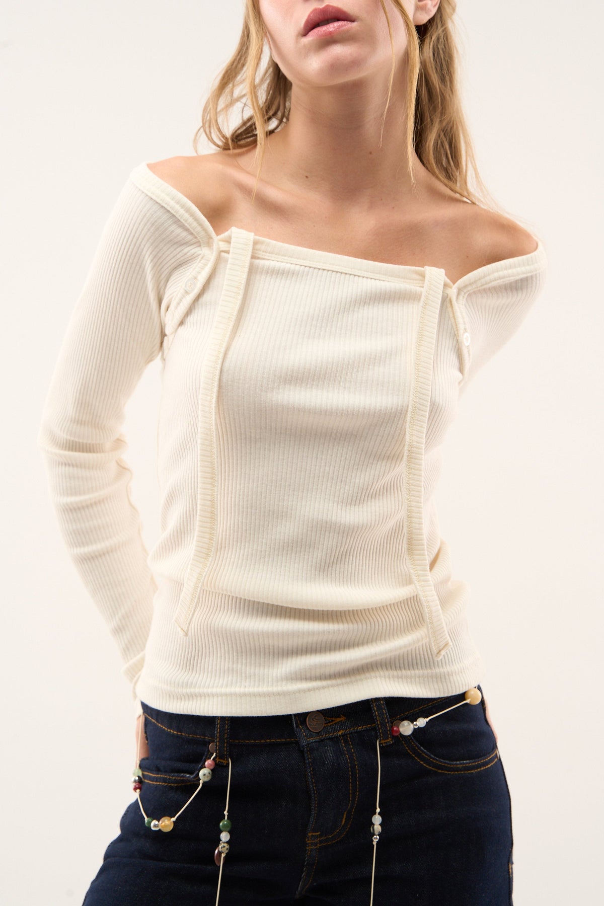 Toggle Ecru Longsleeve