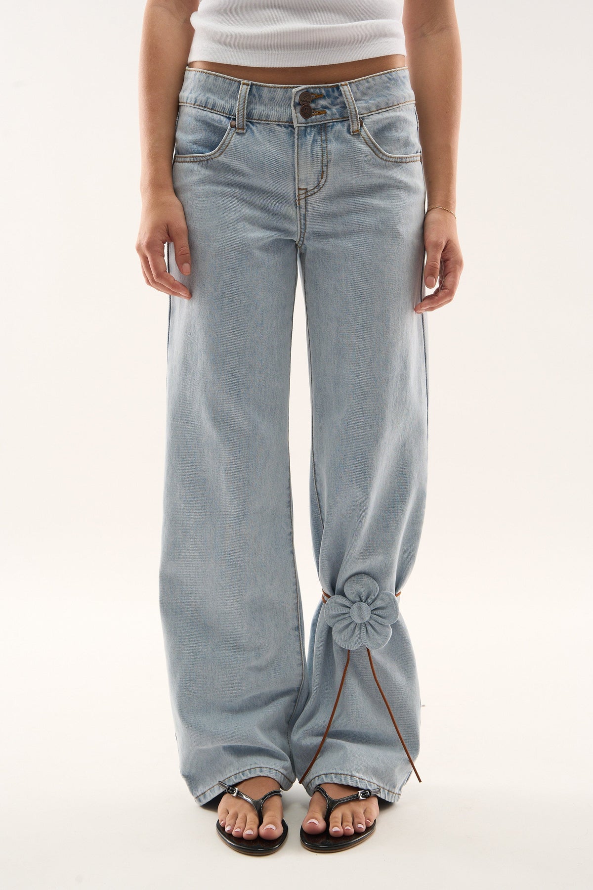 Marine Light Blue Pants