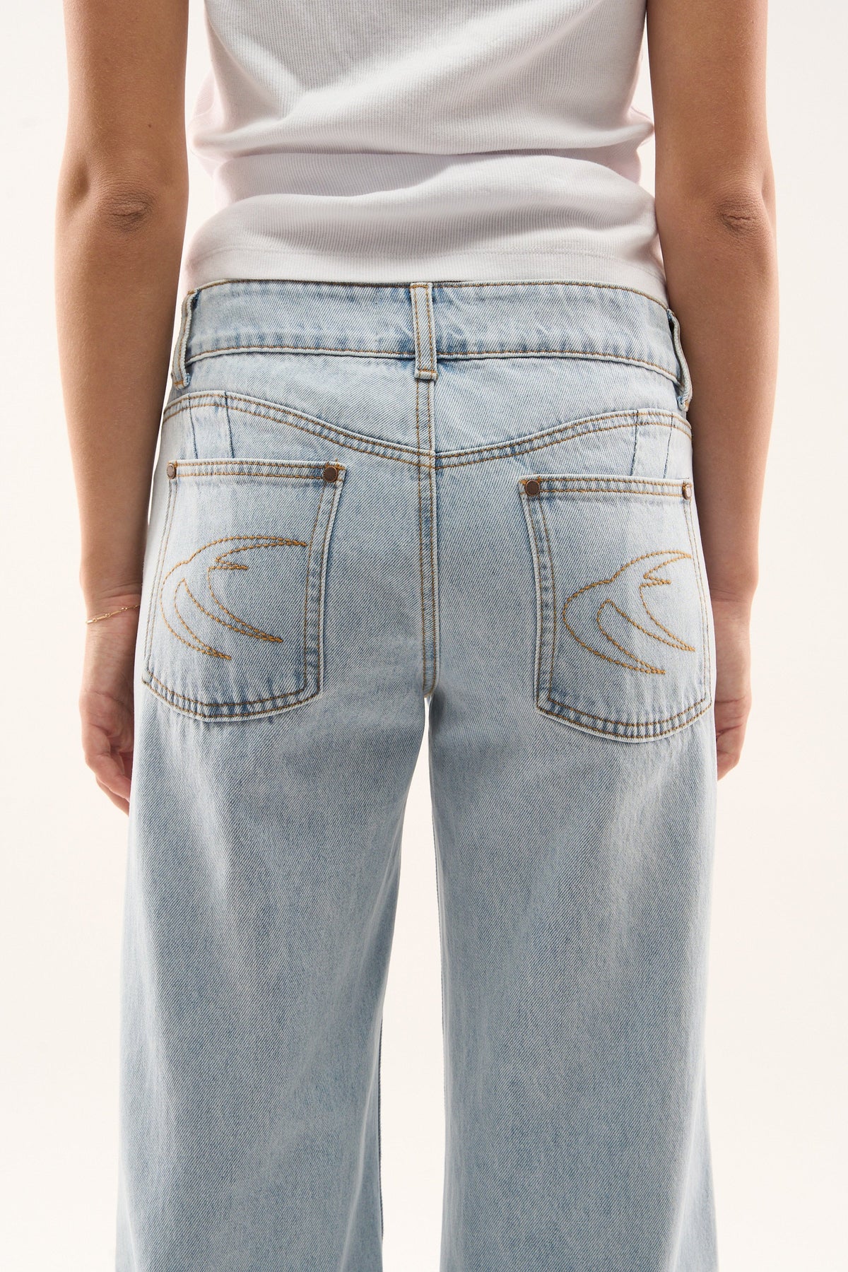 Marine Light Blue Pants