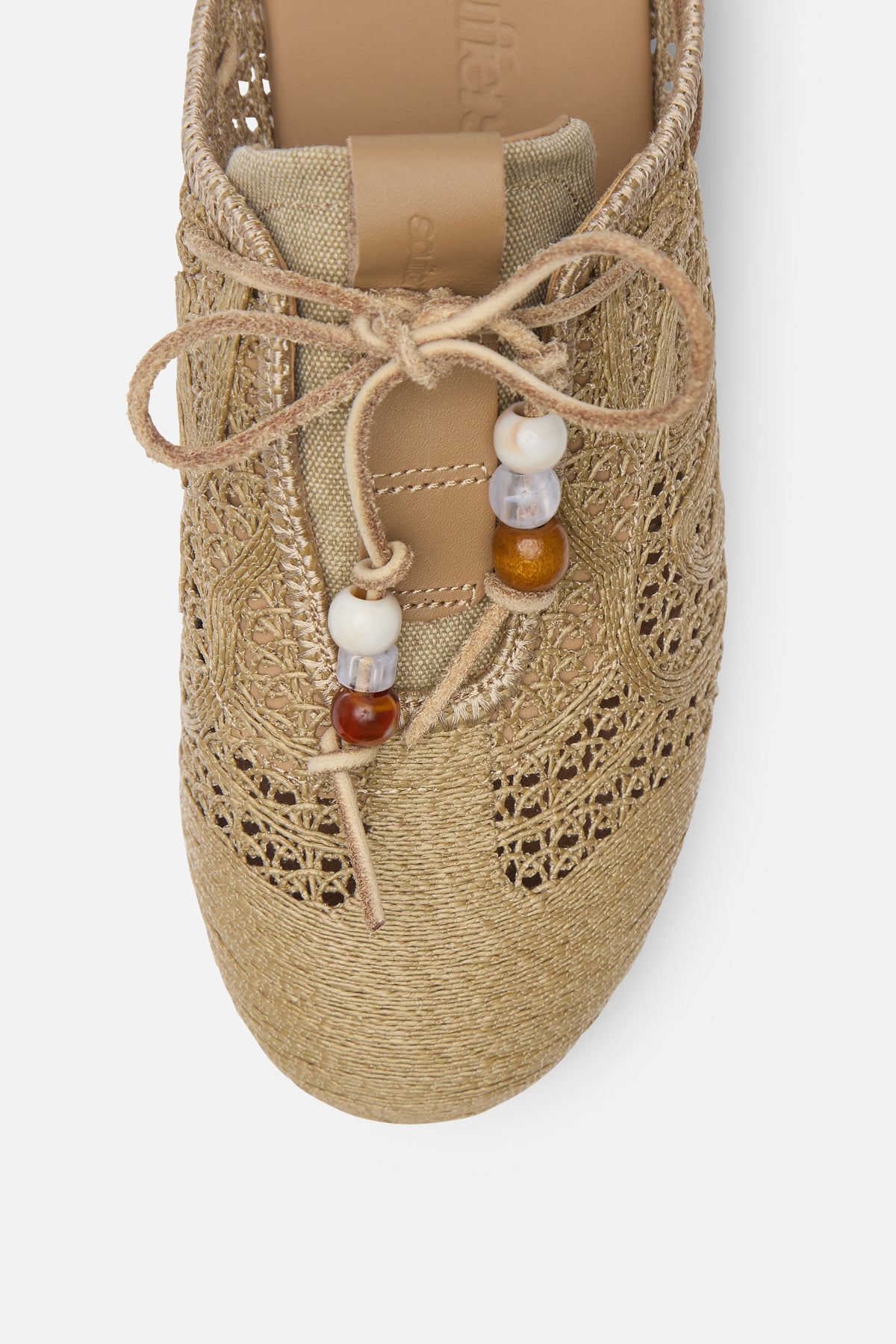 Wicker Ecru Mule
