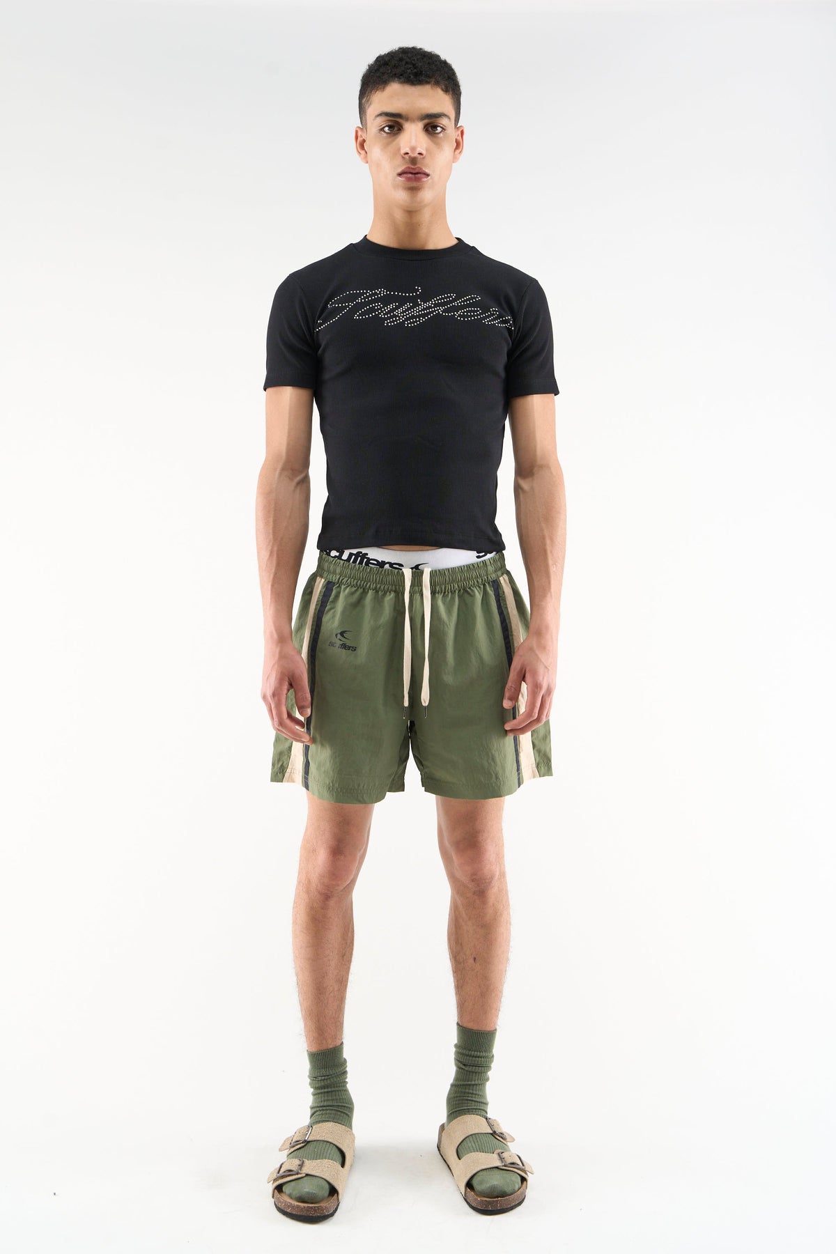 New Tech Green Shorts