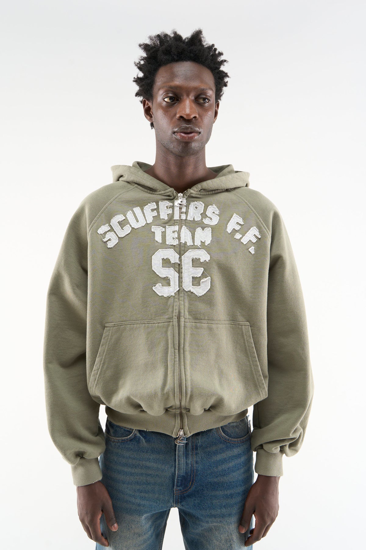 Omega Green Zipper