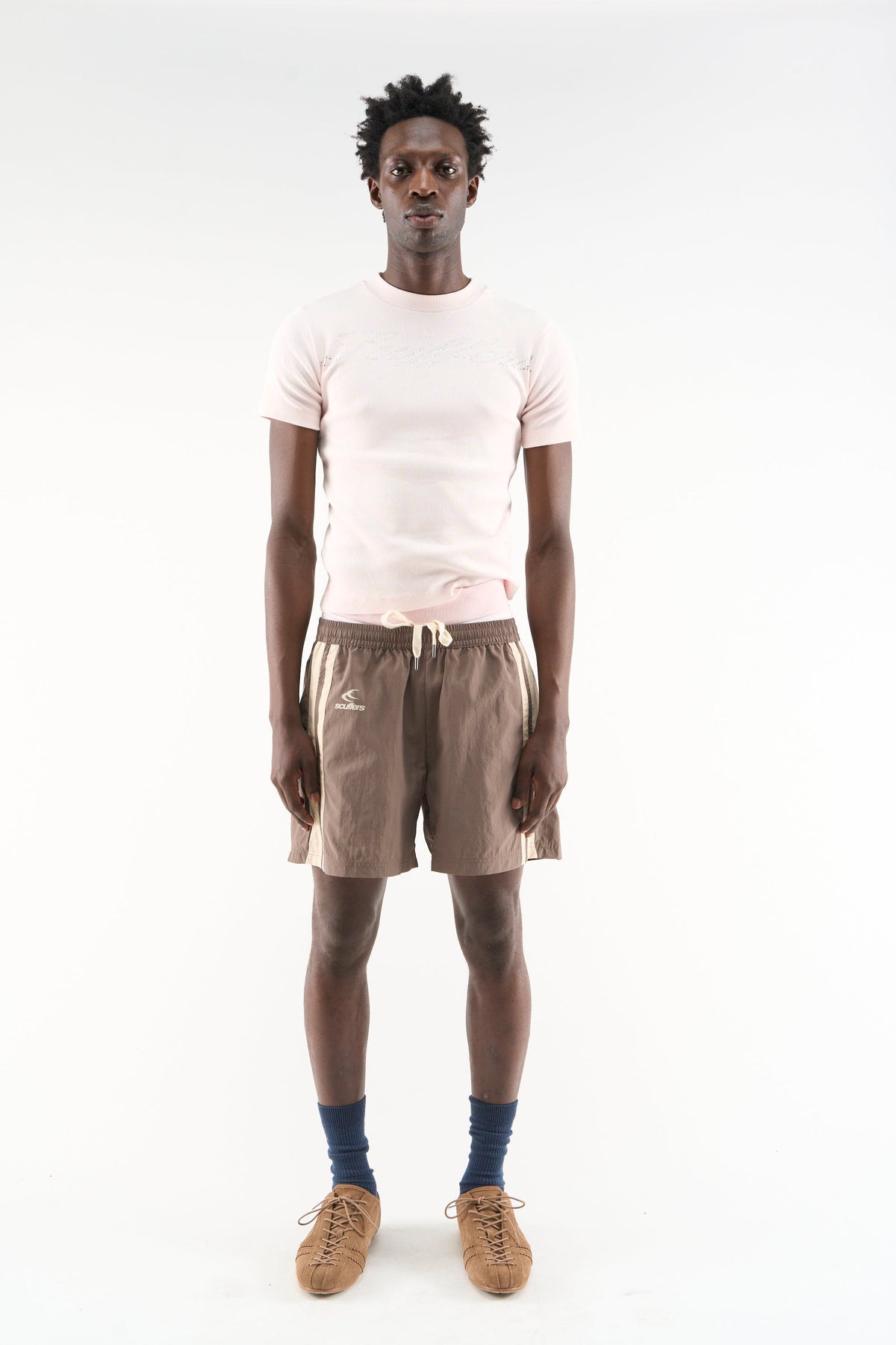 New Tech Brown Shorts