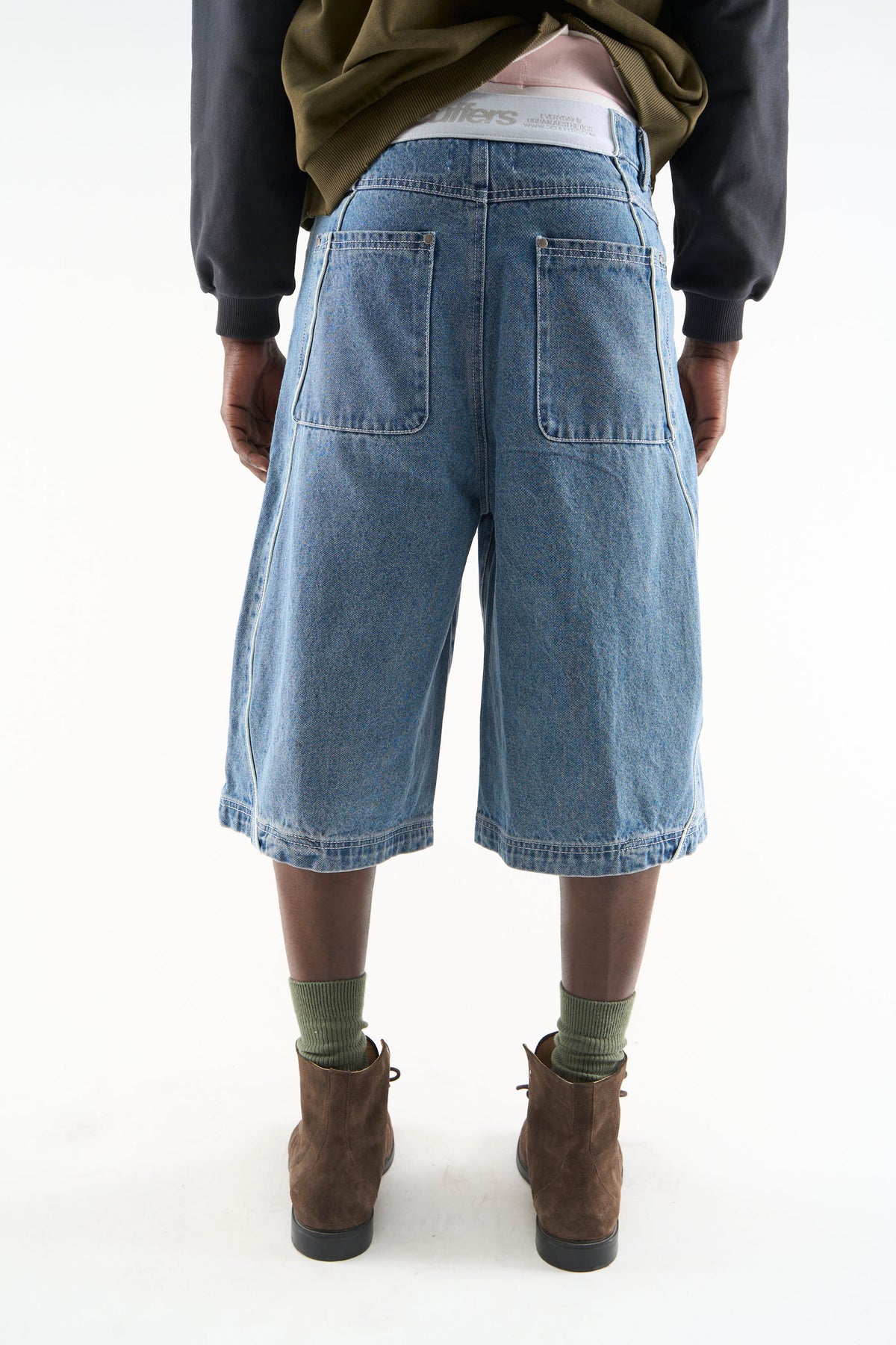 Mowa Blue Jorts