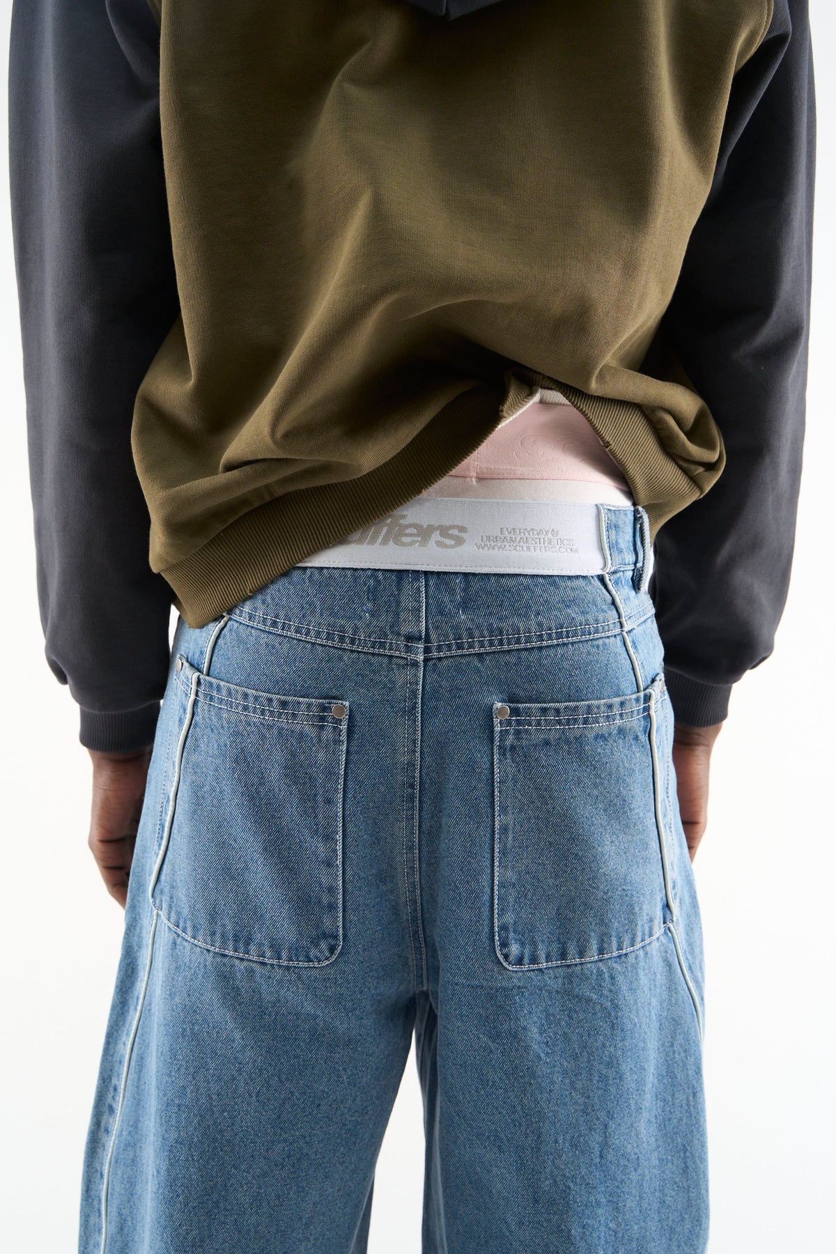 Mowa Blue Jorts