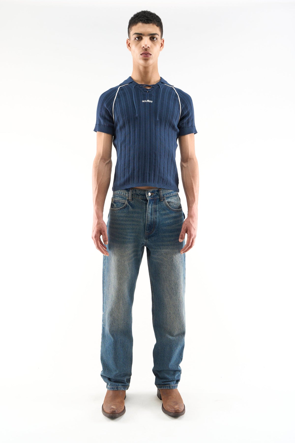 Roll Dark Blue Pants