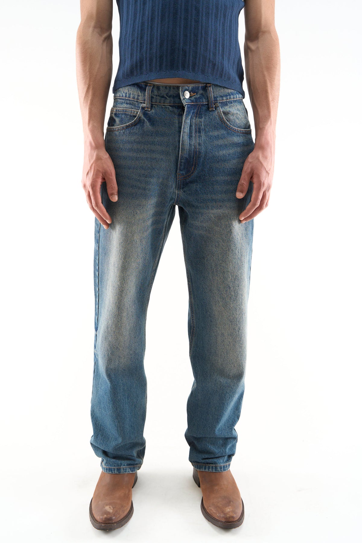 Roll Dark Blue Pants