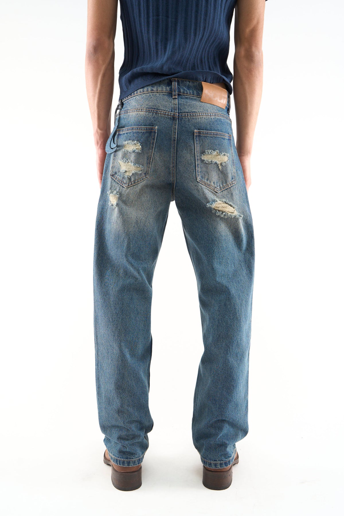 Roll Dark Blue Pants