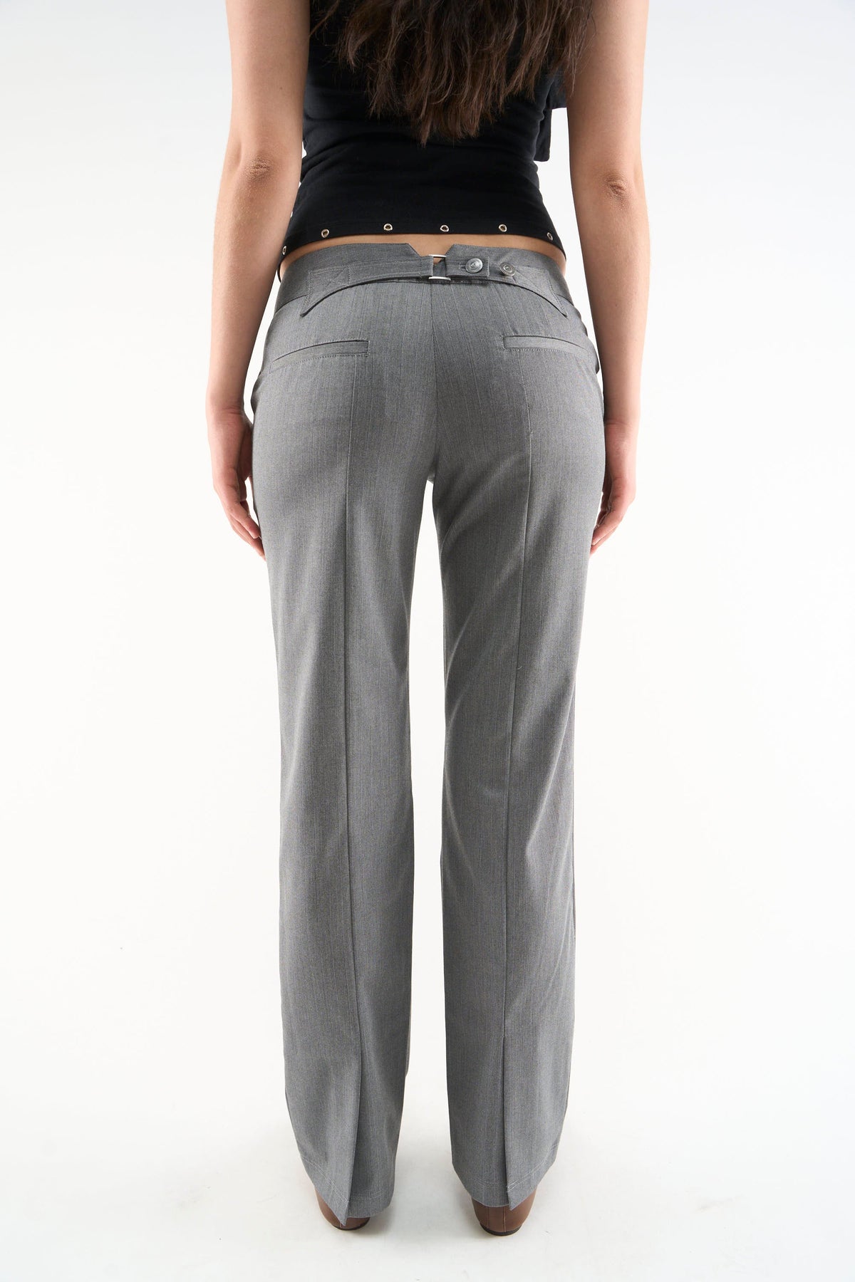 Tailoring Grey Striped Pants