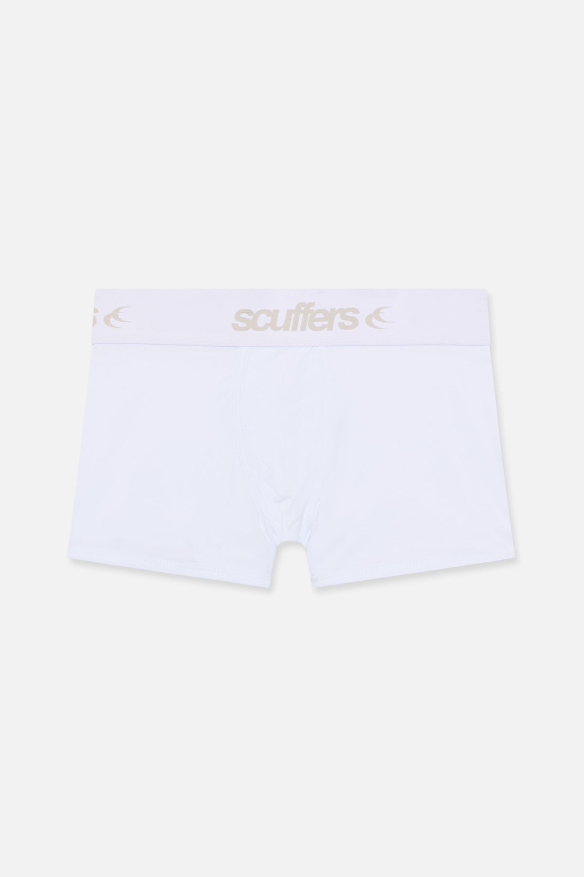 Basic Brief White & Grey Melange Boxers
