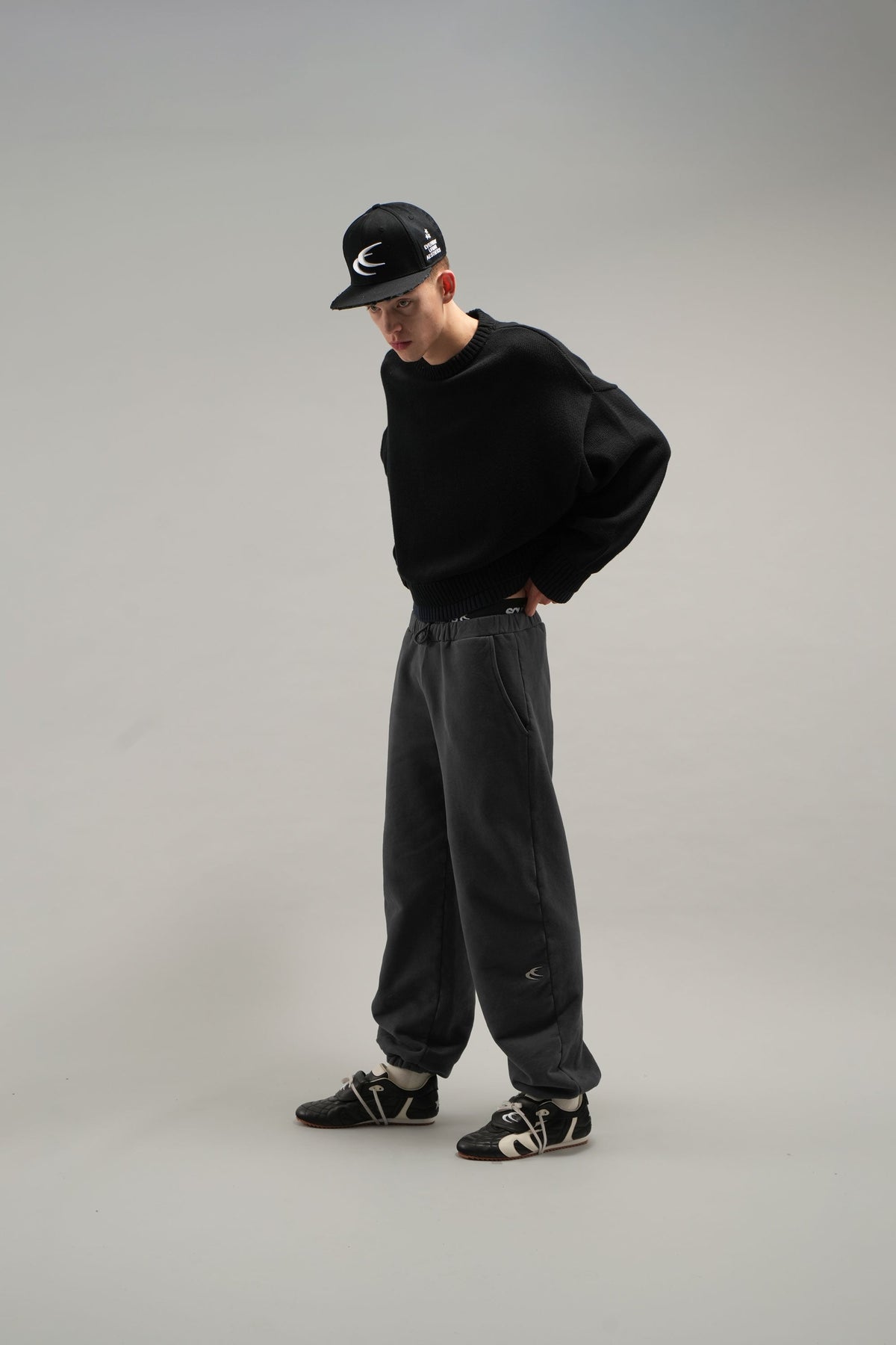 SCFF Fitted Black Cap